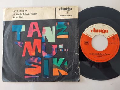 Lutz Jahoda - Ich bin die Ruhe in Person/ So ein Lied 7'' Vinyl Amiga