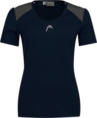 Head Damen T Shirt Club 22 Tech Women Dark Blue 150857