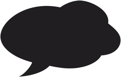 Klebeschablone "Sprechblase" - selbstklebend