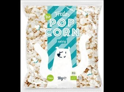 Fredos Fredos Bio-Popcorn, salzig 50g