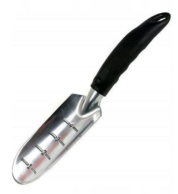 Pflanzkelle Blumen Garten Kelle Klein Gartenschaufel Mit Skala Aluminium 31cm