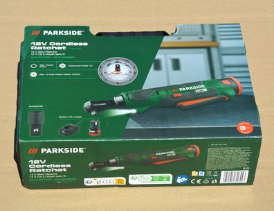 Parkside Akkuratsche mit Akku und Ladegrät