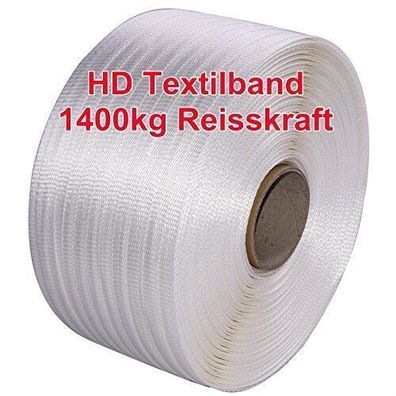 25mm HD Textilband - hochfest gewebt 1400kg Reisskraft - Umreifungsband
