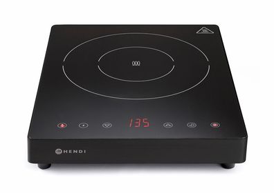 Hendi Induktionskocher Kitchen Line 11 Stufen mit bis 240C und Touch Bedienung