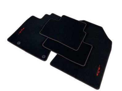 Original Kia GT Fußmatten schwarz Rot Velours Ceed CD Logo Teppich Stoff OEM 4x