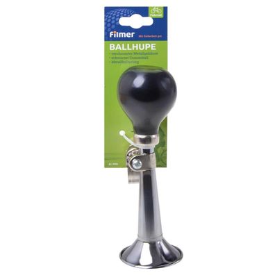 Filmer 41.006 Kinder Hupe / Fahrrad Ballhupe Chrom - silber