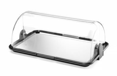 Hendi Rolltop Präsenter transparent für kaltes und warmes Buffet