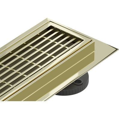 Mexen Flat 360° M33 linearer Duschablauf 50 cm, Gold - 1533050-40