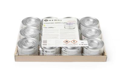 Chafing Dish Brennpaste (NlDeFrEn), Hendi, 12 Pcs