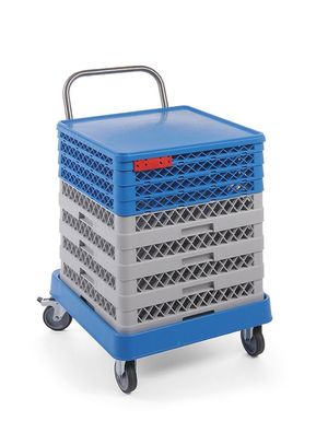 Hendi Trolley für Geschirrspülkörbe mit Griff