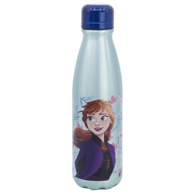Disney Frozen Trinkflasche Aluminium, 600 ml, mit Sicherheitsverschluss
