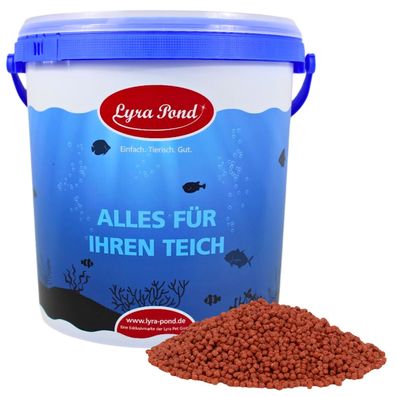 10 - 20 Liter Lyra Pond® Pond Colour Astax Pellets im Eimer MHD 8/2025