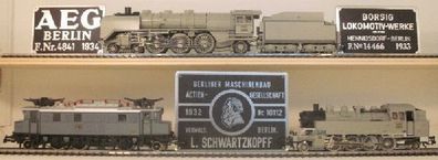 Maerklin 3100 Lokomotiven-Packung 750 Jahre Berlin BR Spur H0
