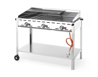 Hendi Grillsystem 3 Brenner Green Fire Profi Line Partygrill
