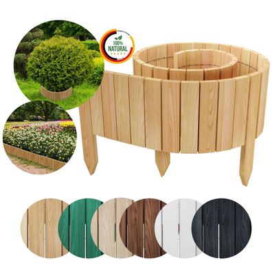 Floranica Rollborder II 200cm imprägniert Kiefernholz Beeteinfassung Rollboarder