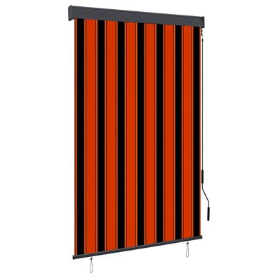 vidaXL Außenrollo 120 x 250 cm Orange und Braun
