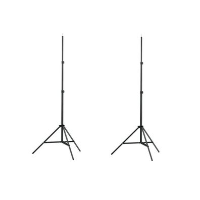 vidaXL Lampenstativ 2 Stk. Höhe 78-210 cm