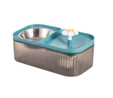 VCCstore-Automatischer Katzenfutter- und Wasserspender mit Filter und Trennsystem