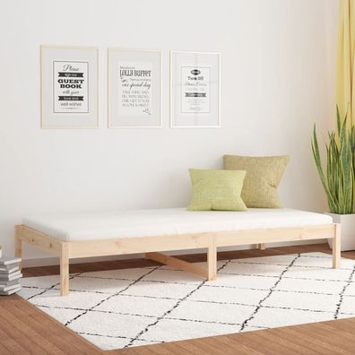 vidaXL Tagesbett ohne Matratze 80x200 cm Massivholz Kiefer