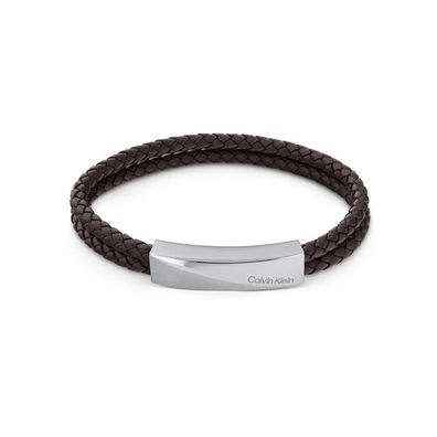 Calvin Klein - 35000098 - Armband - Herren - Leder - schwarz - 19,5 cm