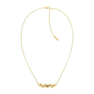 Calvin Klein - 35000229 - Halskette - Damen - Edelstahl - gelbgold - 45 + 5 cm