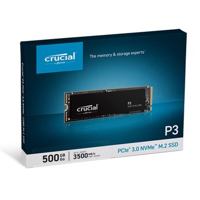 Crucial Die laufwerke P3 PLUS 500GB PCI Express 4.4 x4 M. 2280 bulk