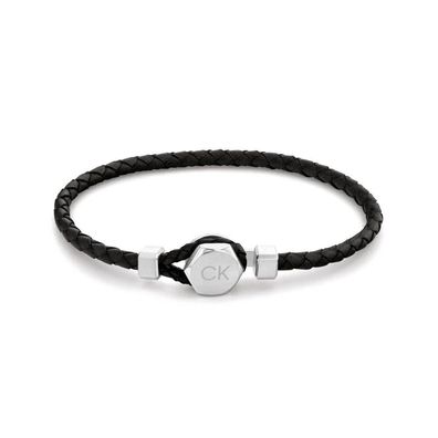 Calvin Klein - 35000260 - Armband - Herren - Leder - schwarz - 19,5cm