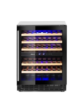 Gastronomie Arktic Weinkühlschrank mit getönter Türe 2 Kühlzonen und 46 Flaschen