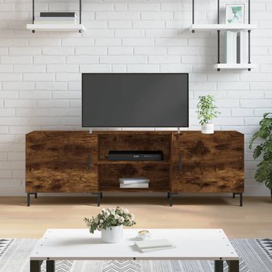 vidaXL TV-Schrank Räuchereiche 150x30x50 cm Holzwerkstoff