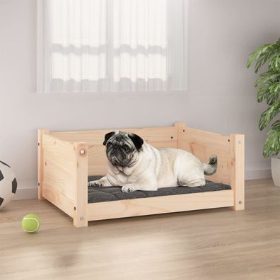 vidaXL Hundebett 65,5x50,5x28 cm Massivholz Kiefer