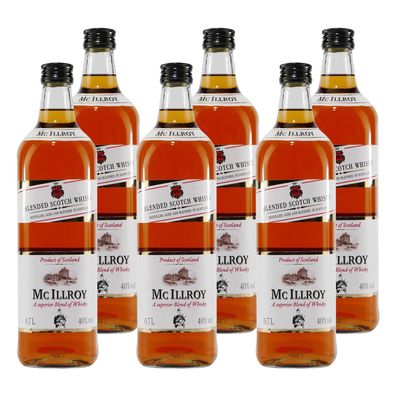 Mc Illroy Blended Scotch Whisky (6 x 0,7L)