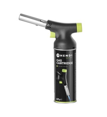 Hendi Flambierbrenner mit Kartusche Bronwasser-Design