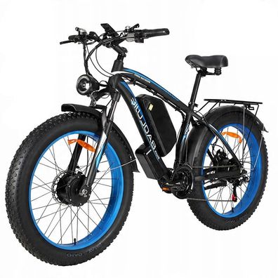 26" Elektrofahrrad Baolujie DP-2602 Doppelter motor 2000W 20Ah 45km/h e-bike