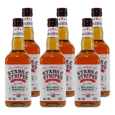 Stars & Stripes Kentucky Bourbon Whiskey (6 x 0,7L)