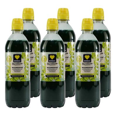 Herzstücke Waldmeister Getränkesirup (6 x 0,5L)