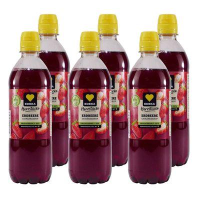 Herzstücke Erdbeere Getränkesirup (6 x 0,5L)