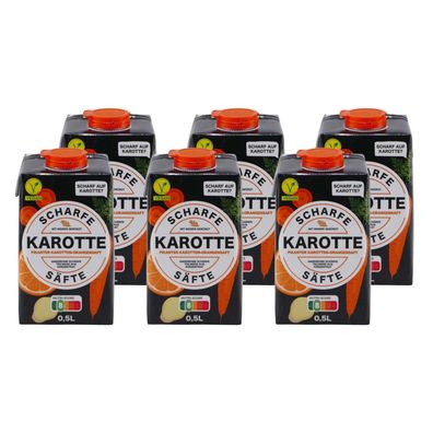 Scharfe Säfte Pikanter Karotten-Orangensaft (12 x 0,5L)