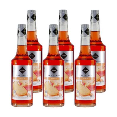 Rioba Peach (Pfirsich) Syrup (6 x 0,7L)