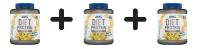 3 x Applied Nutrition Diet Whey, Banana - 1800g
