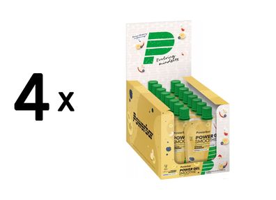 4 x Powerbar PowerGel Smoothies (16x90g) Banana Blueberry
