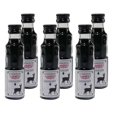 St. Hubertus Tropfen Lakritz Likör (24 x 0,02L)