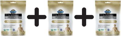 3 x Garden of Life Dr. Formulated Organic Fiber, Unflavored - 192g