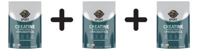 3 x Garden of Life Sport Creatine Monohydrate + Probiotics - 348g