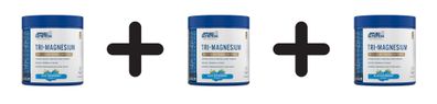 3 x Applied Nutrition Tri-Magnesium, Blue Raspberry - 200g