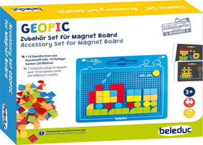 Geopic Steckformen, Zubehörset für Magnetboard