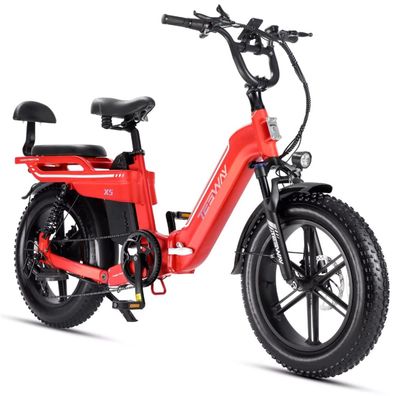 Cargo Ebike 48V 30Ah 140km Langstrecken Elektrofahrräder Dual Suspension 160kg Load