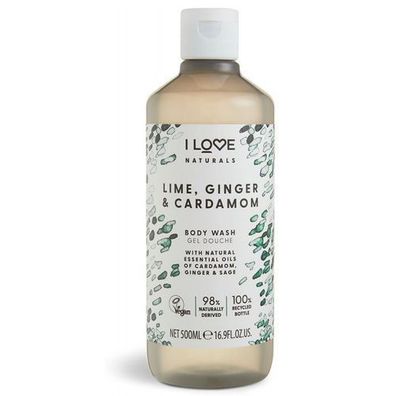 I Love Naturals Duschgel Limette Ingwer & Kardamom, 500ml