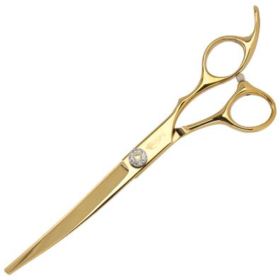 GEPARD Rechtshänder Grooming-Schere 7.0 Offset Friseurschere Salon Superior Linie