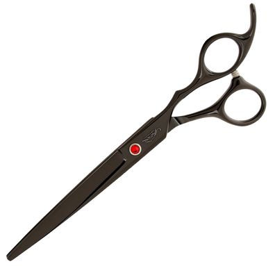GEPARD Rechtshändige Groomers Schere 7.0 Offset Friseurschere Superior Salon