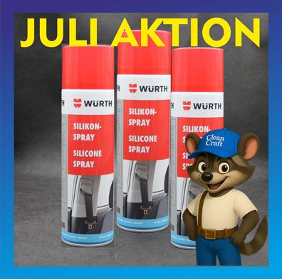 3x Silikonspray schützt, pflegt und isoliert von WÜRTH